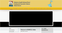 Desktop Screenshot of mgnregsmalda.org